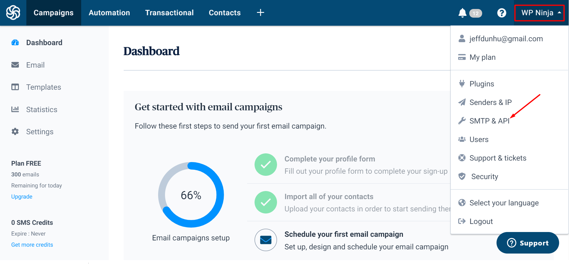 setting up gammadyne mailer