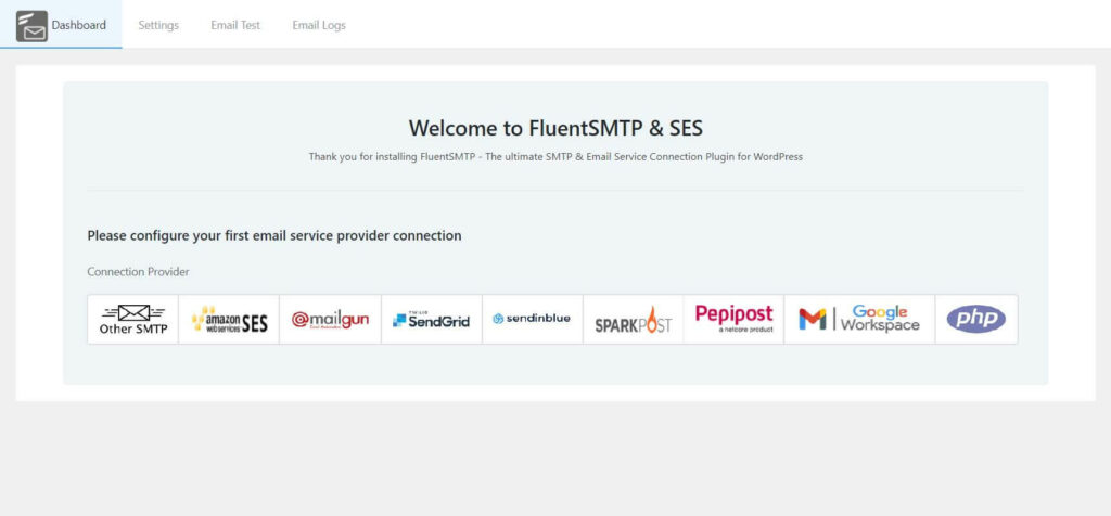 Configuring Fluent SMTP for Gmail