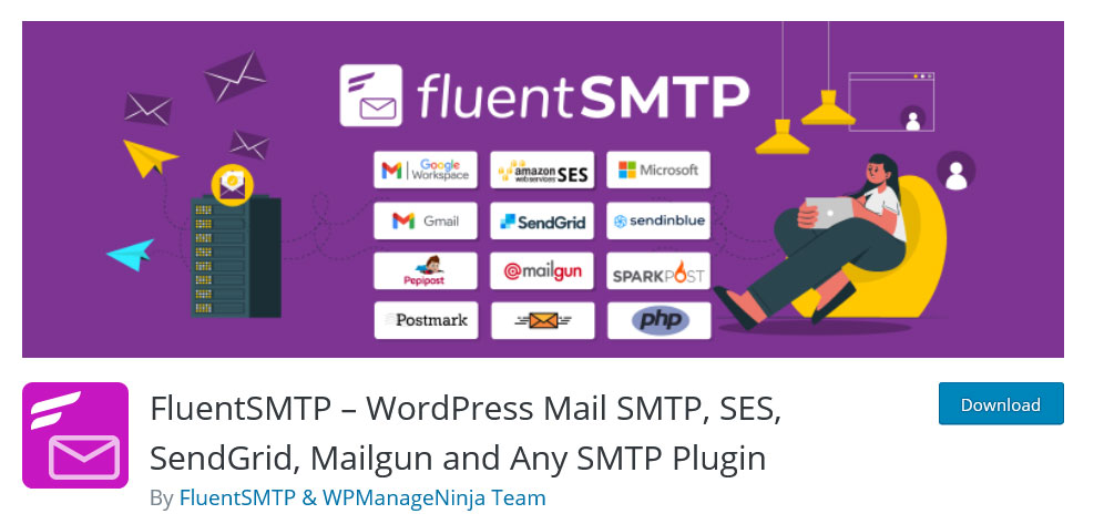 FluentSMTP, best smtp plugin