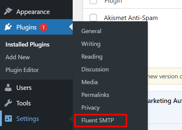 fluentsmtp wordpress