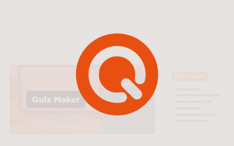 Quiz maker, wordpress questionnaire plugin