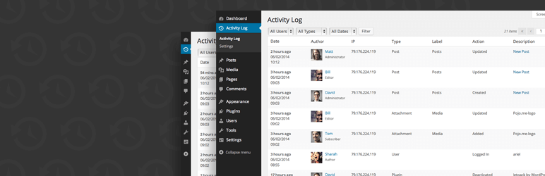 activity log wordpress activity log and tracking plugin
