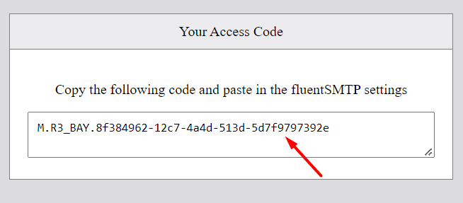 Request access code from Microsoft 365 to setup FLuentSMTP