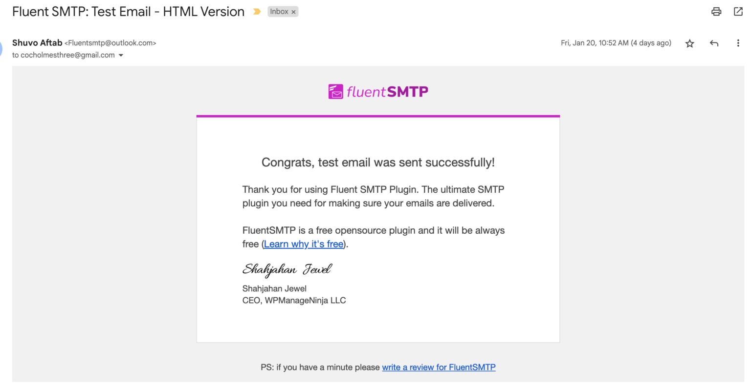 Introduction to FluentSMTP Dashboard FluentSMTP