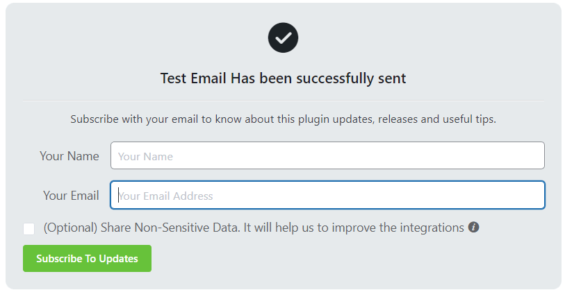 sending test emails using sendinblue smtp wordpress 