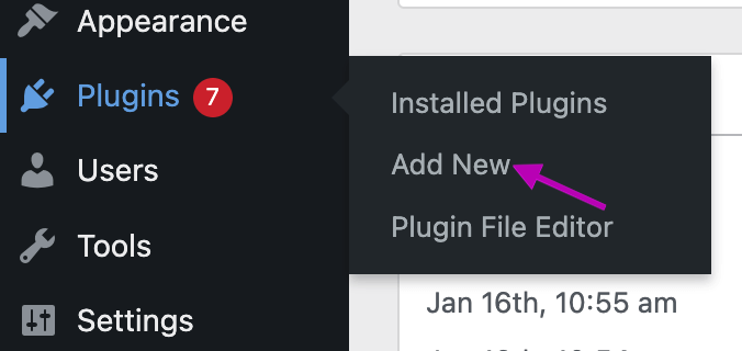 adding a new plugin