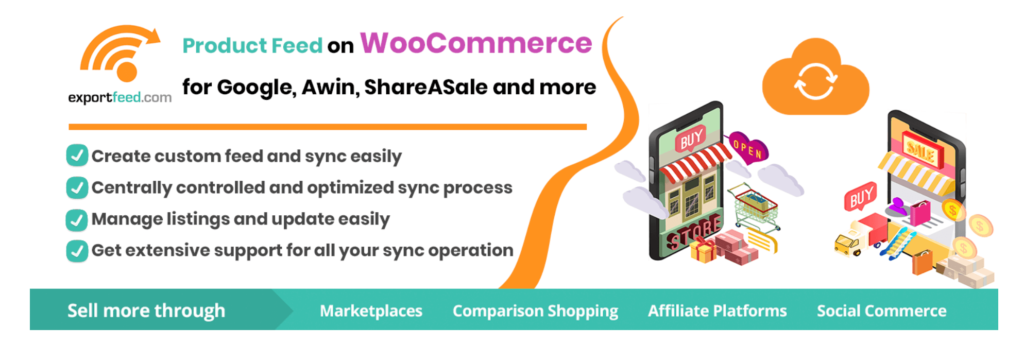 WooCommerce product feed export Google Shopping Plugin : 