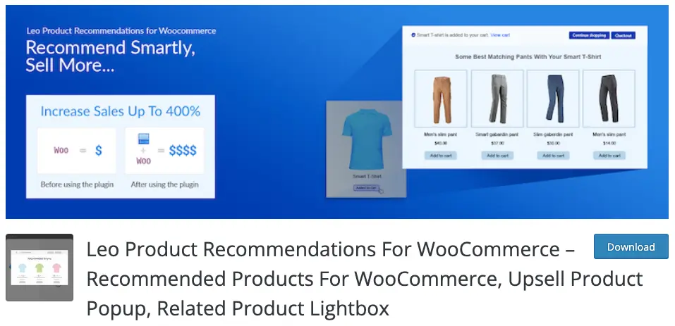 Leo Product Recommendations For WooCommerce