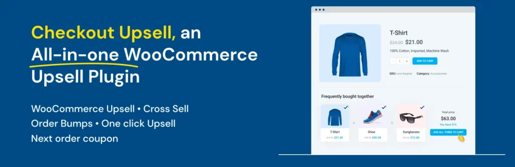 UpsellWP – All-in-one Woocommerce Upsell & Cross-sell Plugin