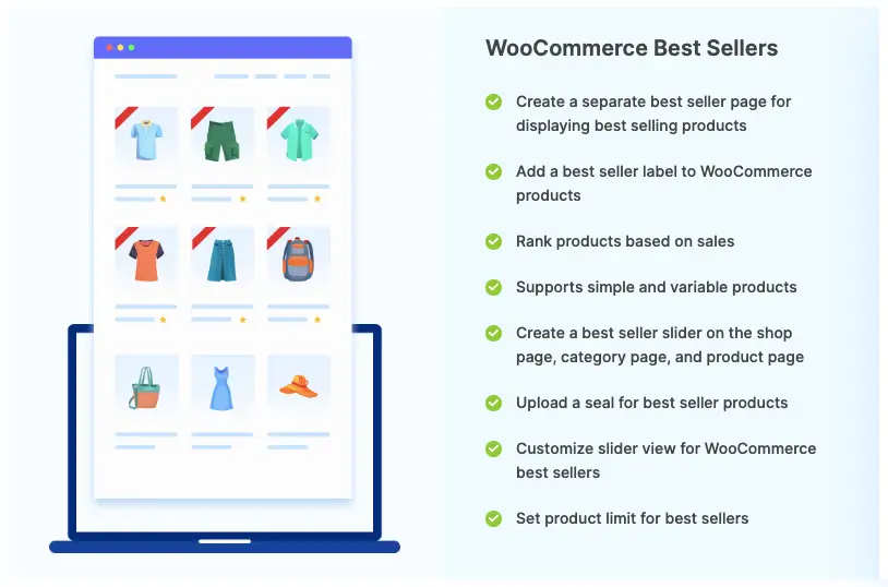 Best WooCommerce Product Recommendation Plugins: WooCommerce Best Sellers