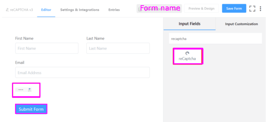 setting up recaptcha on your wordpress contact form