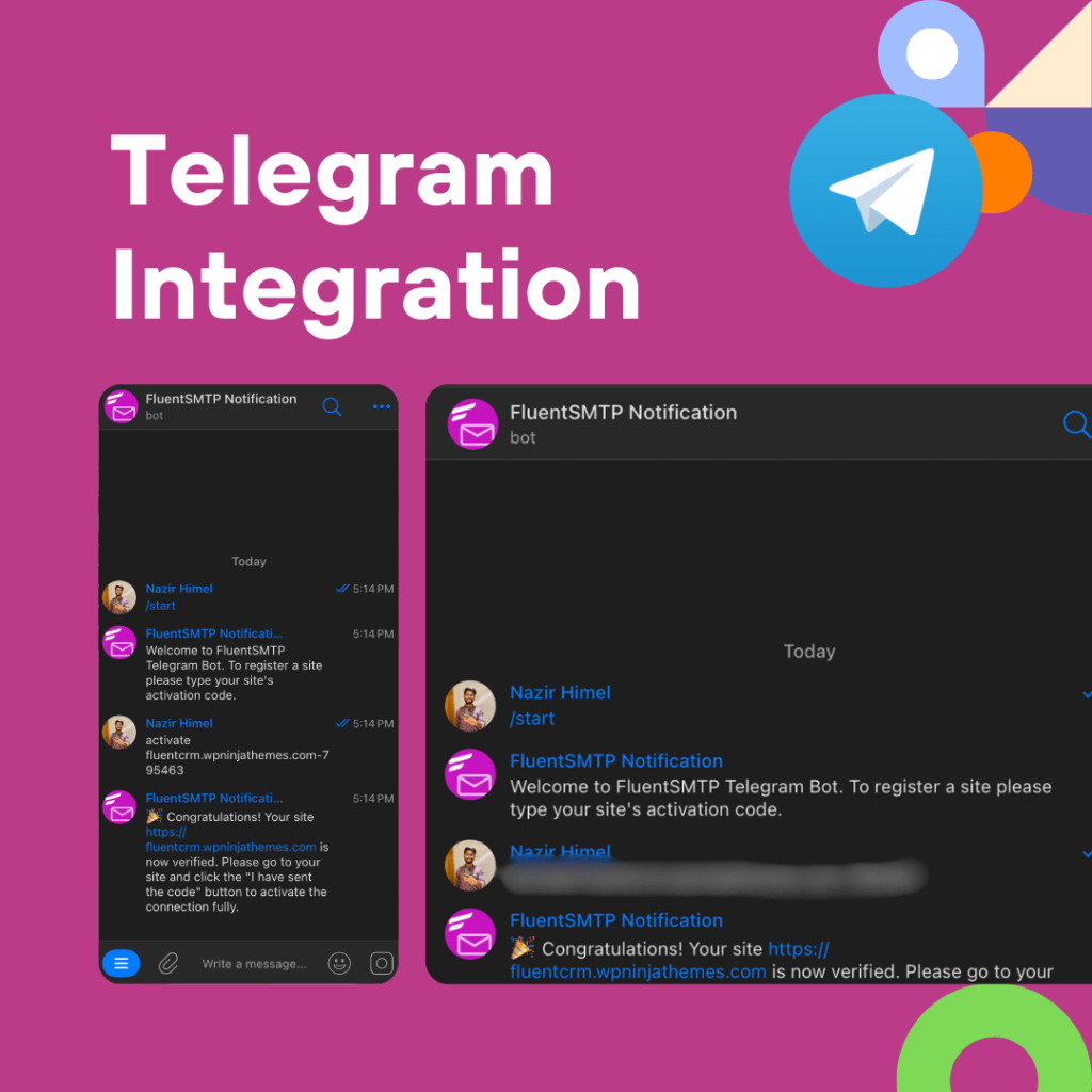 telegram integration
