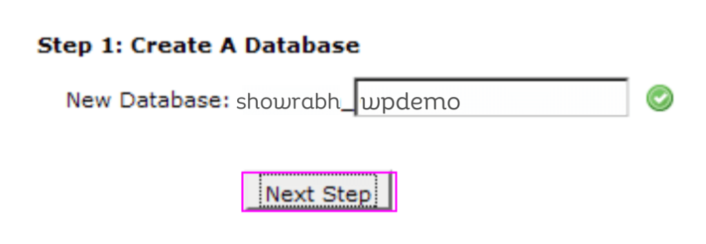 manually resetting wordpress website using cpanel