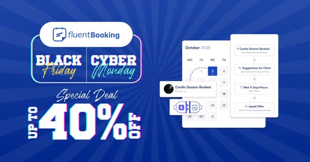 FluentBooking Black friday deal