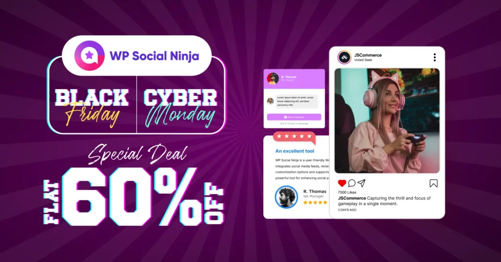 WP Social ninja black friday