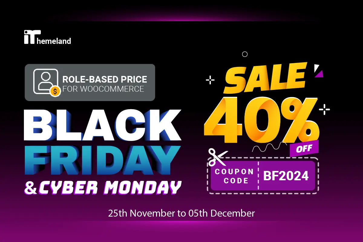 Role-Based Pricing for WooCommerce black friday deal