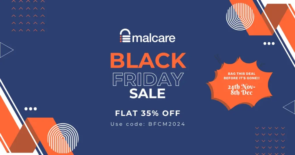 Malcare Black Friday deal