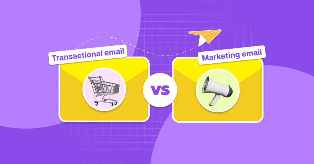 transactional email vs marketing email