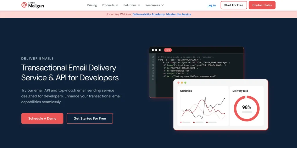 Mailgun Free Email API