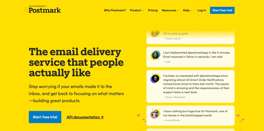 Postmark Free Email API