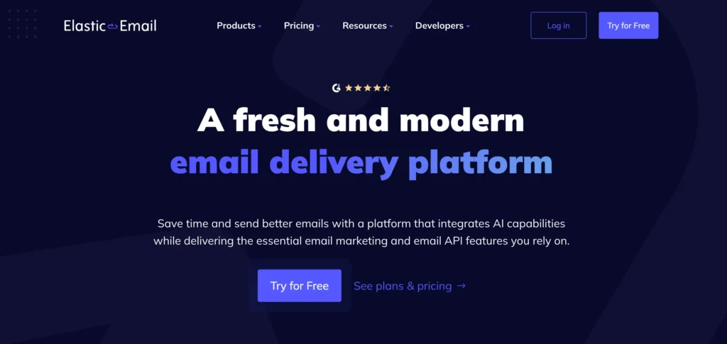 Elastic Email Free Email API