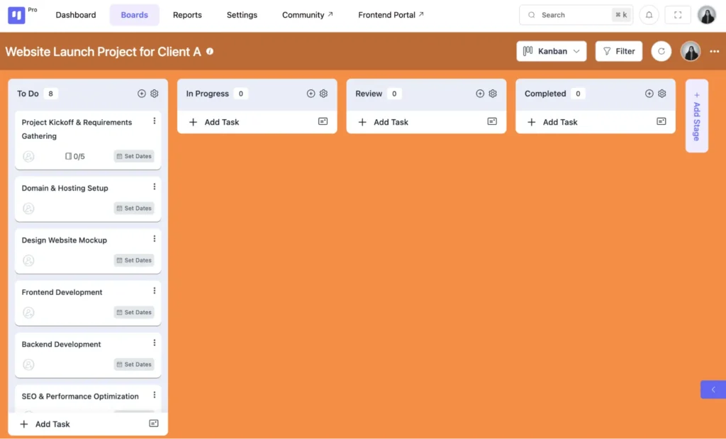 Add Tasks to Your Board