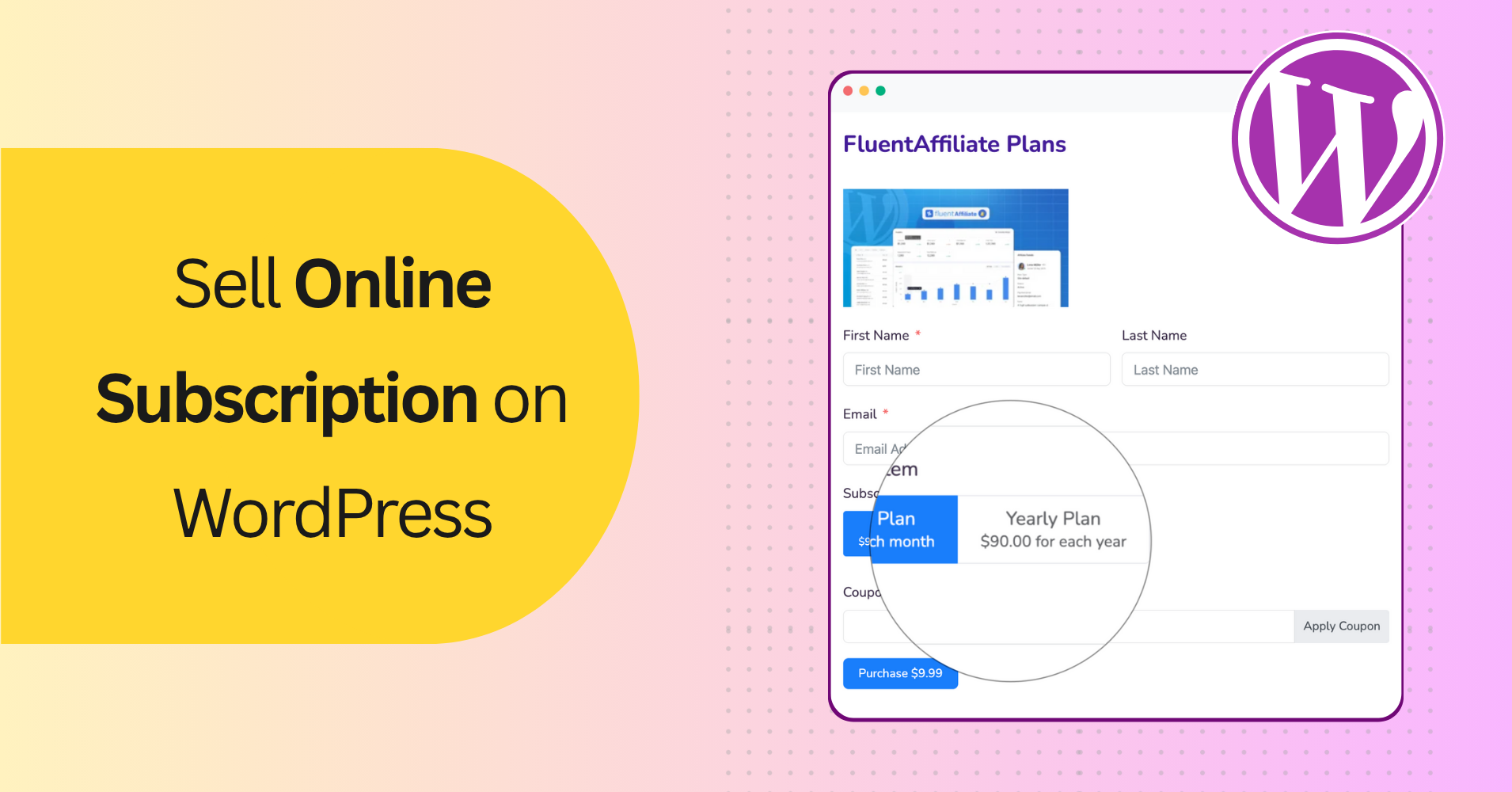 how to sell online subscription in WordPress