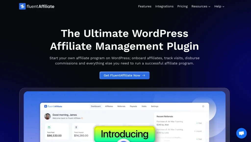 FluentAffiliate – Turn Your Customers Into Promoters