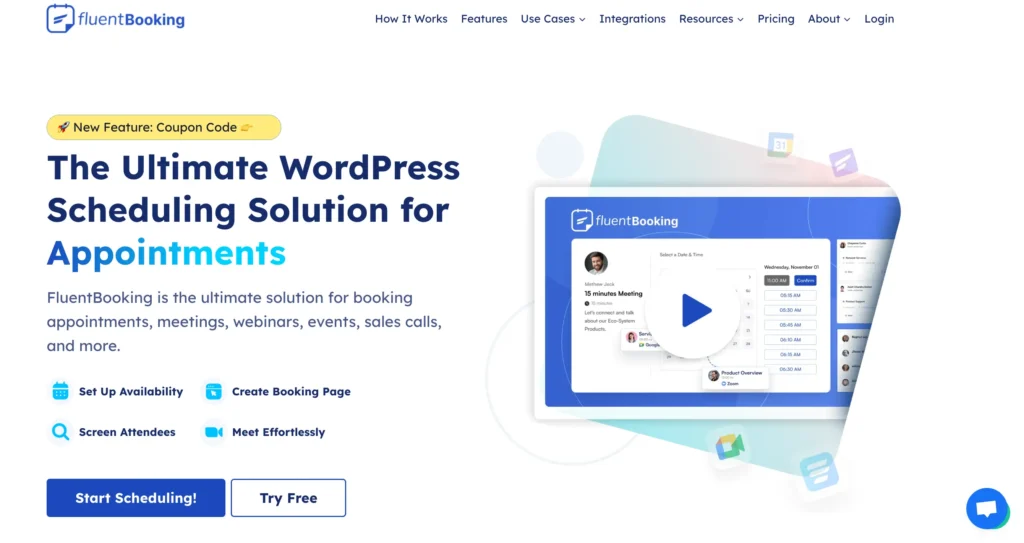 FluentBooking – Let Customers Schedule Time with You Automatically