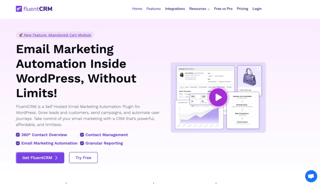 FluentCRM – Nurture and Convert Those Leads