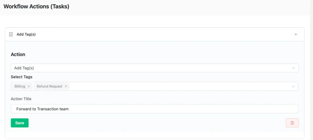 Manage Workflow in Support System: Fluent Support