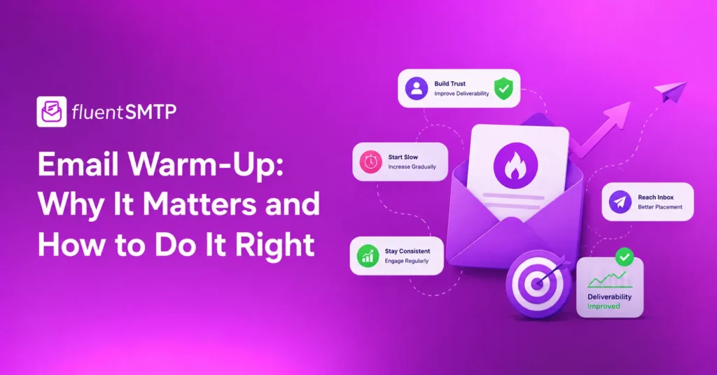 Email warm-up process with steps for improved deliverability and inbox placement.