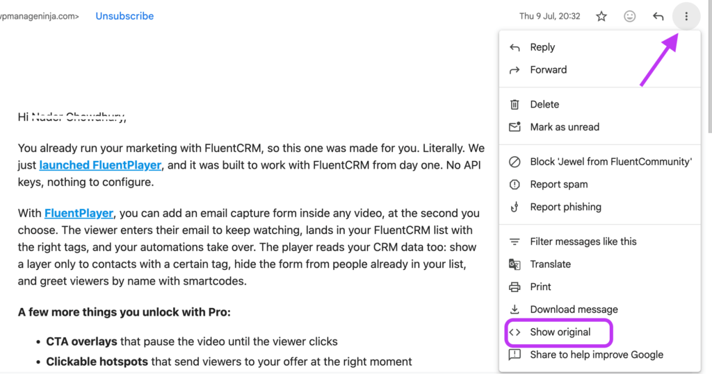 How to Find Your Email Header in Gmail
